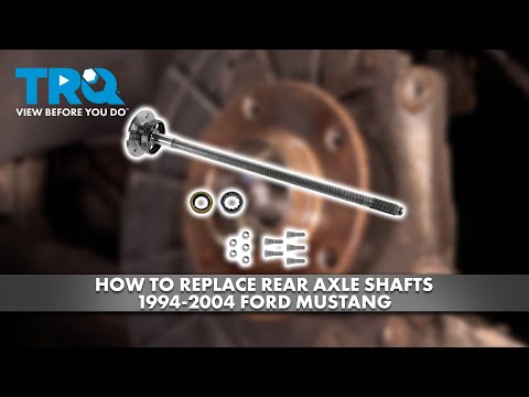 How to Replace Rear Axle Shaft & Bearings 1994-2004 Ford Mustang