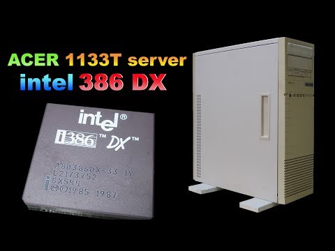 ACER 1133T server INTEL 386 DX review - RETRO Hardware