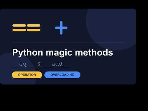 Python Magic Methods Explained In Hindi __eq__ __add__ Operator Overloading Tutorial