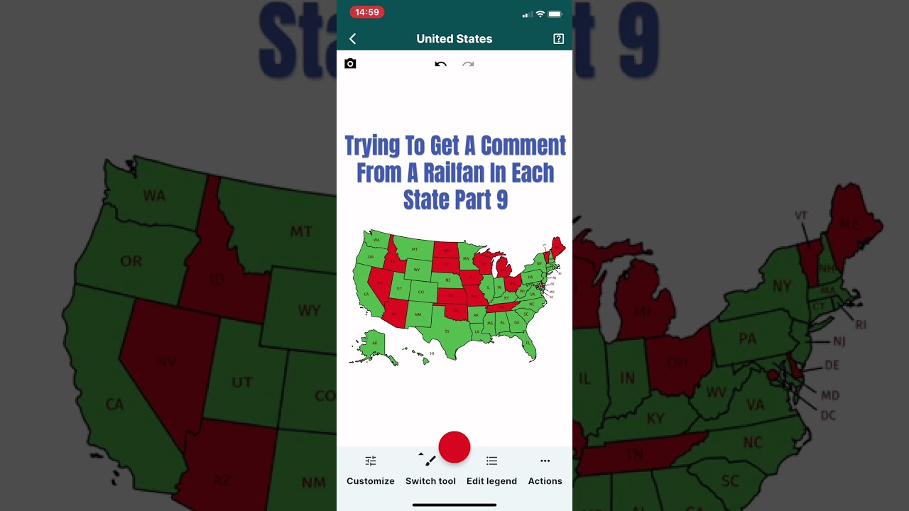 Trying to get a comment from a railfan in each state P9!#trains #railfan #geography #usa #train