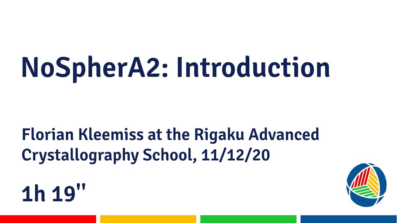 NoSpherA2: An Introduction