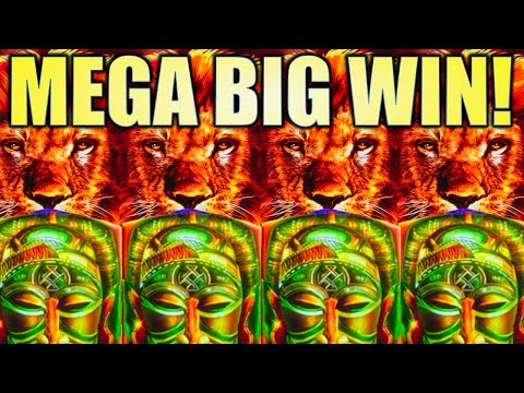 ★MEGA BIG WIN!★ 25 SPINS! KING OF AFRICA Slot Machine (LIGHT & WONDER)