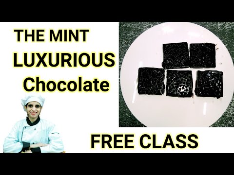 Free Chocolate Class Day 5 |  Thin Mint Chocolate l Luxurious chocolate | Chef Farnaz Zaikadelight
