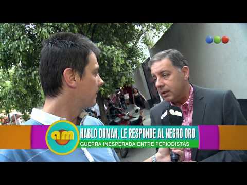 Nota de Doman habla de El negro Oro - AM