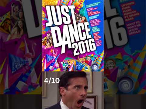Ranking Every Just Dance Game #shorts