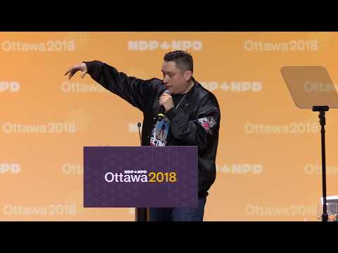 Ian Campeau Keynote Address at 2018 NDP Convention