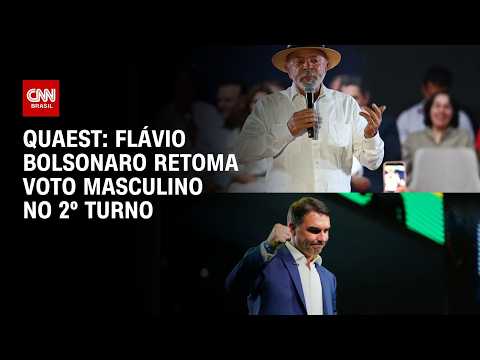 Lula ganha entre mulheres no 2º turno; Flávio retoma voto masculino, aponta pesquisa | AGORA CNN