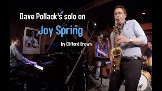 Joy Spring- solo by Dave Pollack