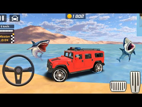 Indian Crazy Police Jeep Drift Driving Simulator Games - Android Gameplay 2022