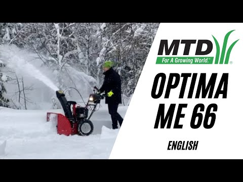 MTD Optima ME 66 Snow Blower Walktrough- Powerful 277cc Engine With 8HP