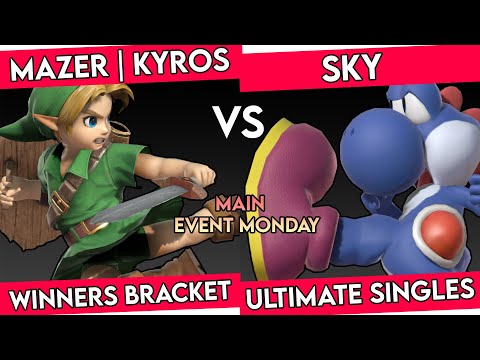 BNB Main Event Mondays 1 - Mazer | Kyros (Young Link) VS Sky (Yoshi) Winners Round 3