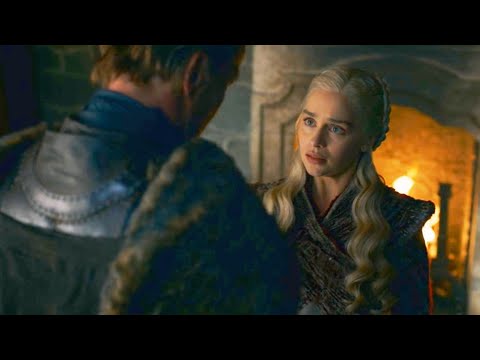 Game of Thrones 8x02 Daenerys and Jorah Mormont Scene