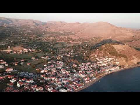 eresos lesvos Hellas by drone