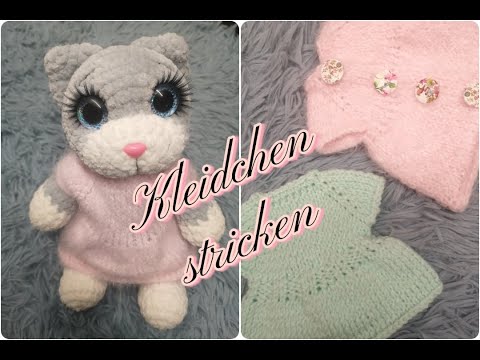 Kleid stricken,Puppenkleid