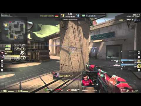 Mousesports Niko Sick 4k Against Godsent - Dreamhack Malmo 2016 - CSGO Highlights