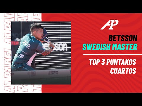 🔝​ TOP 3 PUNTAKOS CUARTOS | Betsson Swedish Master - A1 Padel 2023