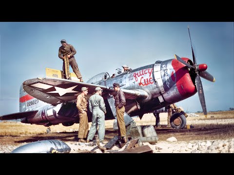 ESCORT TO HELL: The P-47 Thunderbolts' WWII Mission to Emden (1943 Restored Historical Video)