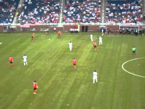Altidore's goal for U.S. vs. Canada, Gold Cup, Ford Field in Detroit, 2011-06-07
