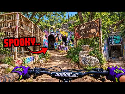 Riding to the ABANDONED ZOO Deep In The Hills of LOS ANGELES (E-Bike POV)