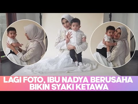 LATIHAN JADI MODEL, BABY SYAKI IKUT PHOTOSHOOT