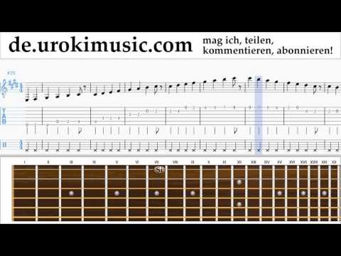 Gitarrenunterricht Charlie Puth & Selena Gomez - We Don't Talk Anymore Noten Lernen Teil#1 um-995