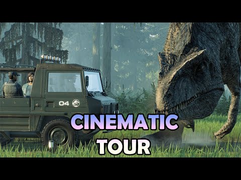 The Mystical Swamp: Biosyn Valley Park: Cinematic Tours EP2 [4k] - Jurassic World Evolution 2