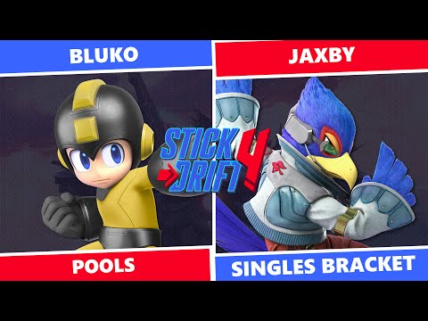 Stick Drift 4: Pools - Bluko (Mega Man) Vs Jaxby (Falco) SSBU Singles