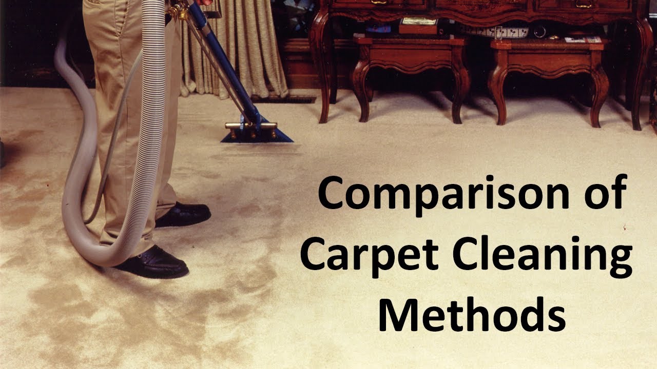 Comparison of Professional Carpet Cleaning Methods - What is the best carpet cleaning method?