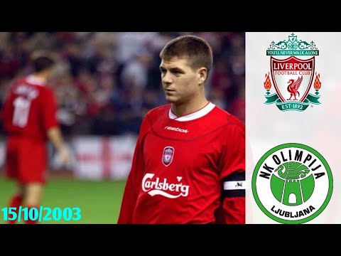 Liverpool (1) vs (1) Olimpija Ljubljana 15/10/2003 ● UEFA Cup 2003/2004 (First round, second leg)