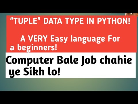 Python Tutorial For Beginners Part 10 Tuple Data Types
