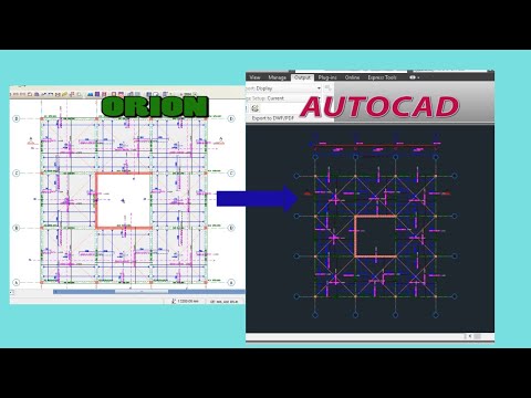 Easily export drawings created in ORION to AUTO-CAD