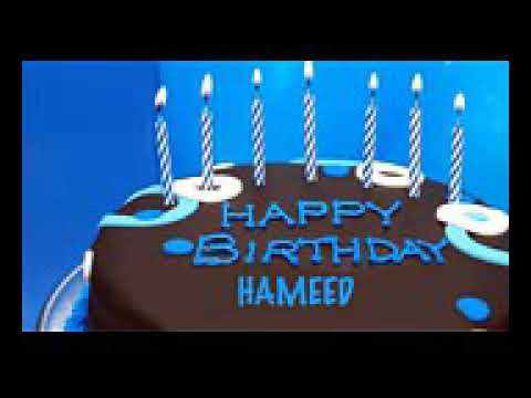 Happy Birthday hameed