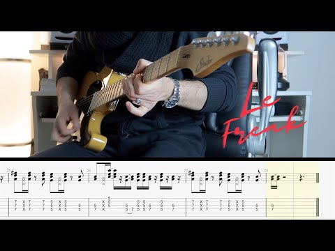 Le Freak, Guitar LESSON, TAB and CHORDS