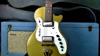 Video thumbnail for Airline 7214 Amp in Case With Guitar Combo Video Demo Vintage Supro / Valco by soundcheckvideos