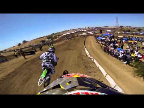GoPro HD- James Stewart Lap 1 Moto 1 Hangtown Mx