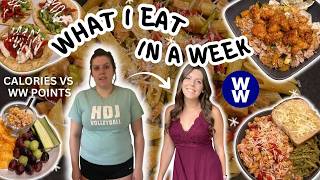 What I Eat In A Week | Comparing WeightWatchers POINTS to CALORIES & MACROS | Weight Loss Journey