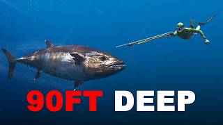 Spearing BIG Tuna in Remote Indonesia