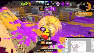 合間にイラスト描きながらスプラトゥーン2