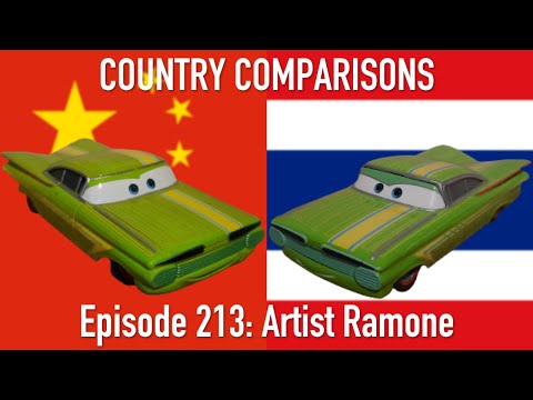 Artist Ramone | Country Comparisons | Episode 213 (China vs Thailand) Mattel Disney/Pixar Cars 2022