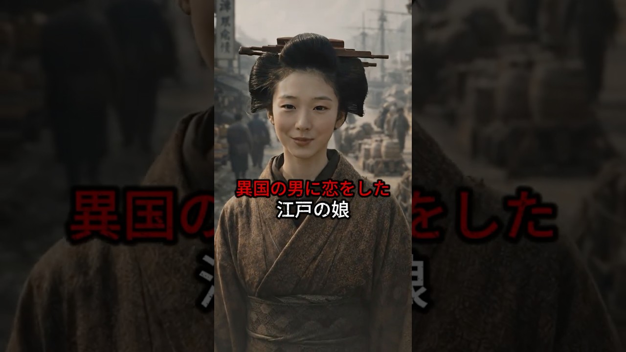 異国の男に恋をした、江戸の娘。#歴史 #日本史