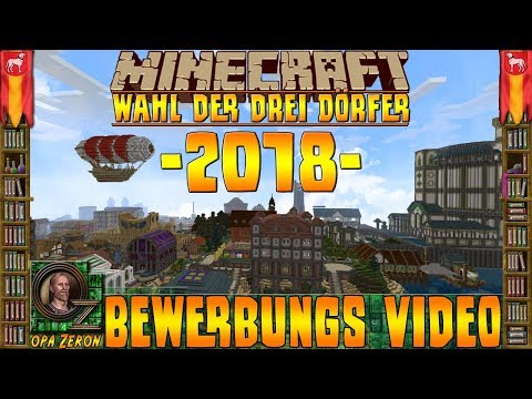 Minecraft Wahlen -2018- Bewerbung Video [Wahl der drei Dörfer]
