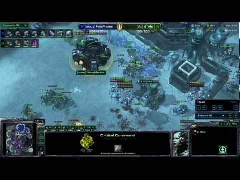 SeKo Starcraft - HeroMarine vs dTefel Game 2 - Pro SC2 HOTS Replay