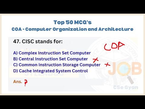 Lec 11 Explain Control Unit in Computer Organisation and Architecture CSE GYAN