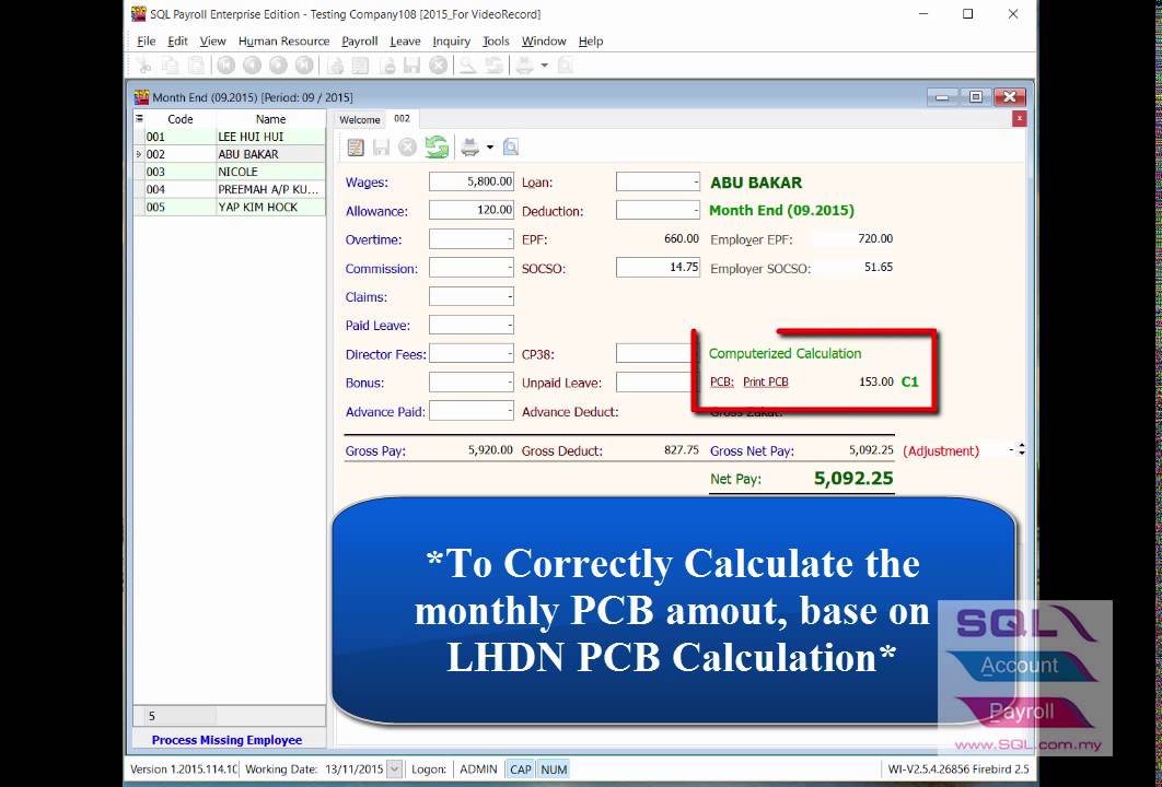 SQL Payroll_12Opening Balance For New Join Employee