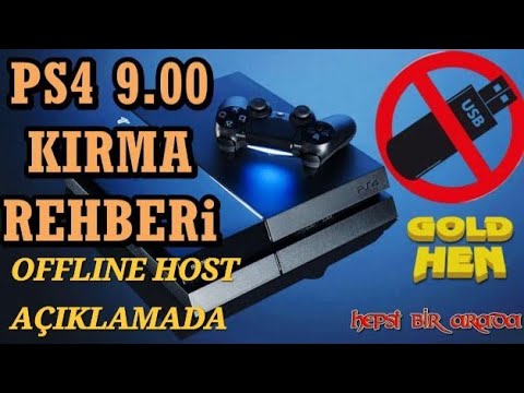 PS4 9.00 KIRMA REHBERİ USB'SİZ(OFFLINE)-PS4 9.00 JAILBREAK GUIDE (NO NEEDED USB PENDRIVE)