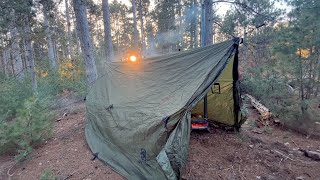 Camping Below Freezing in a Hot Tent