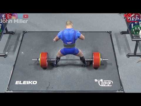 Rysiyev Volodymyr - 2nd Place 1011kg Total - 93kg Class 2019 IPF World Open