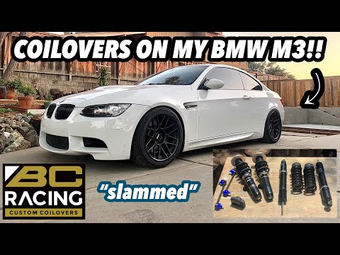 COILOVER INSTALL ON MY BMW M3!! TOO LOW??