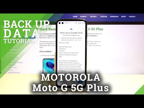 How to Enable Google Backup on MOTOROLA Moto G 5G Plus – Allow Google Backup