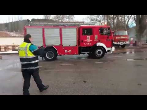 Momentos de las labores de extinción./SN